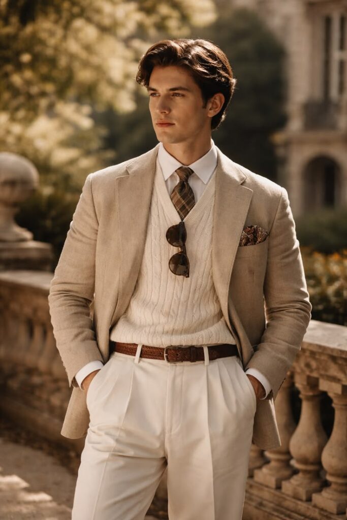 old money men’s outfit timeless gentleman aesthetic